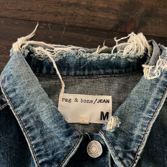 Rag & Bone Monterey Distressed Jean Jacket - Picture 7 of 16